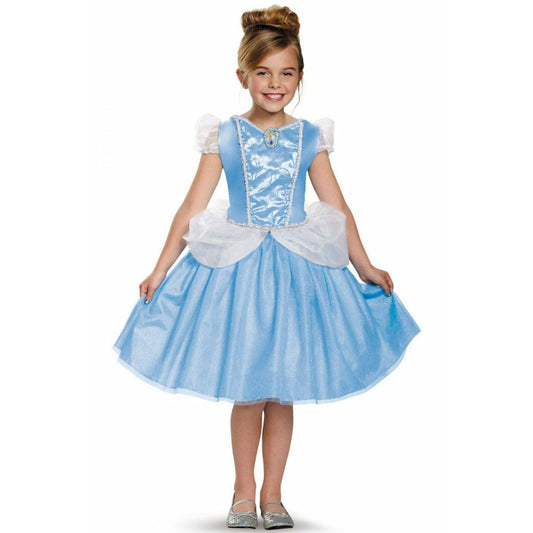 Disney Princess Cinderella Classic Toddler Child Costume Dress with character cameo