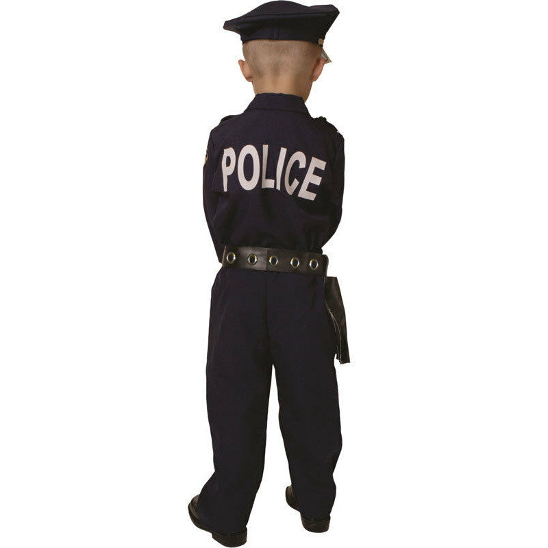 Deluxe Police Officer Cop Toddler Child Costume
