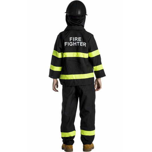 Deluxe Fireman Fire Fighter Firefighter Dress Up Toddler Child Costume Set
