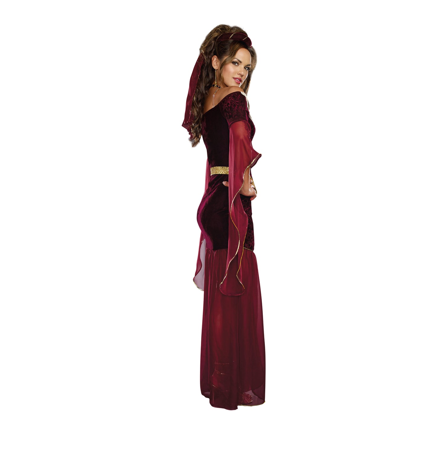 Medieval Enchantress Renaissance Maiden Adult Women Costume