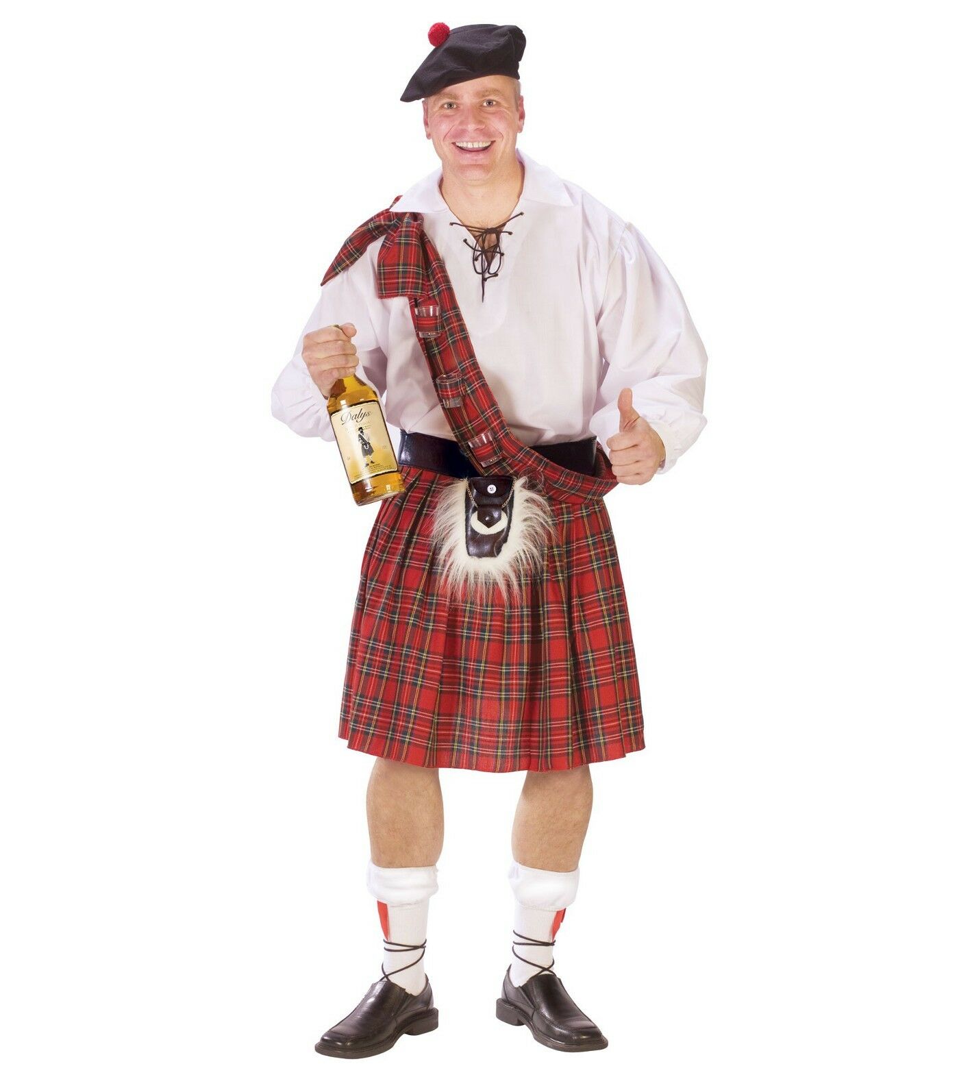 Scottish Kilt Highland Plaid Tartan Adult Costume Accessory