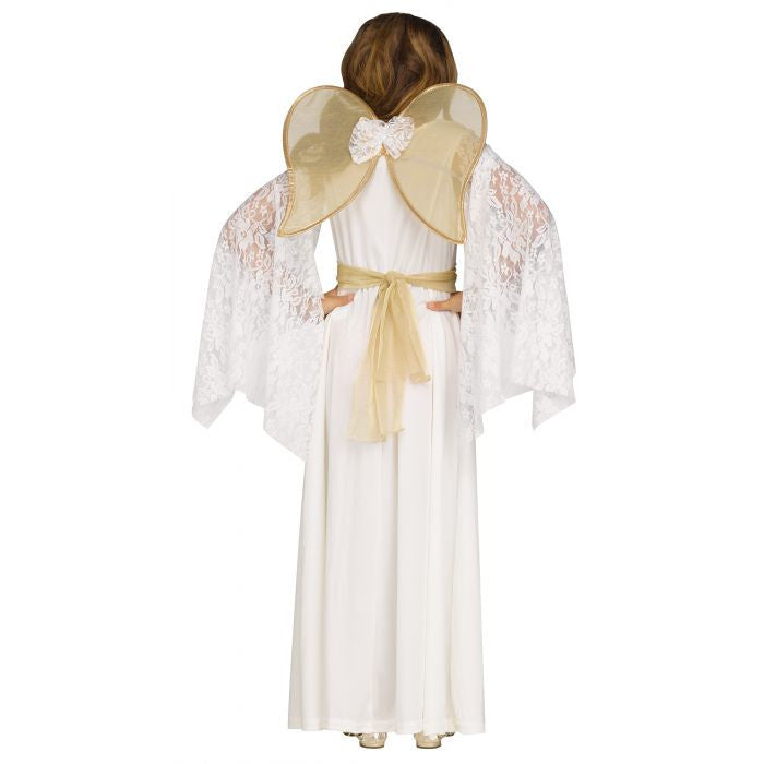 Angelic Miss Child Costume Gown Waist Sash Wings Headband