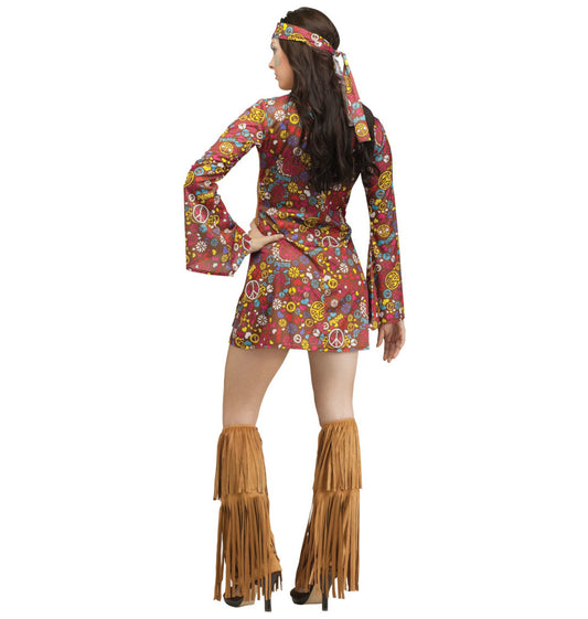 Peace and Love Hippie Groovy 60's Retro Adult Costume