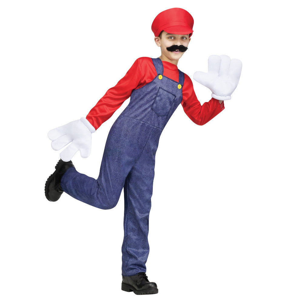 Super Mario Video Game Guy Child Costume