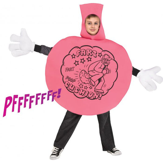 Whoopee Cushion w/Sound Child Costume Hooded Tunic Fart Sound FX Unit Requires 3 x AA Batteries (INCLUDED) 