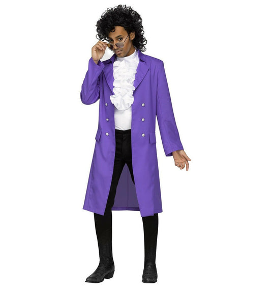 Purple Pain Rocking 80's Pop Singer Adult Costume