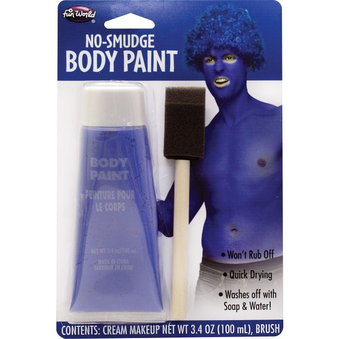 3.4 oz. NO SMUDGE Body Paint blue