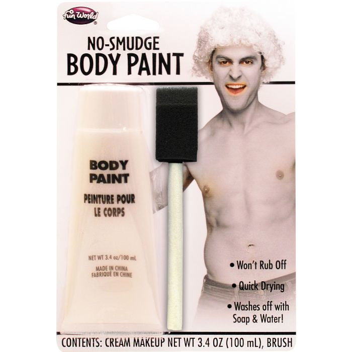 3.4 oz. NO SMUDGE Body Paint white