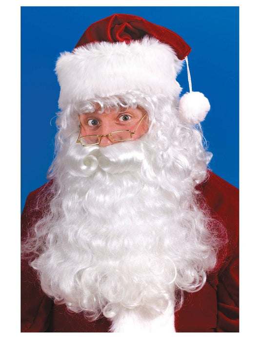 Santa Claus Wig and Beard Set Adult Costume Accessory