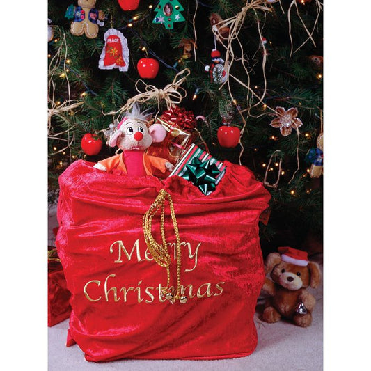 Santa Sack Toy Bag Christmas Costume Accessory