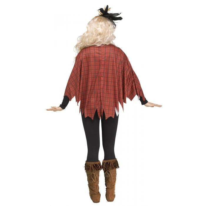 Scary Crow Poncho Adult