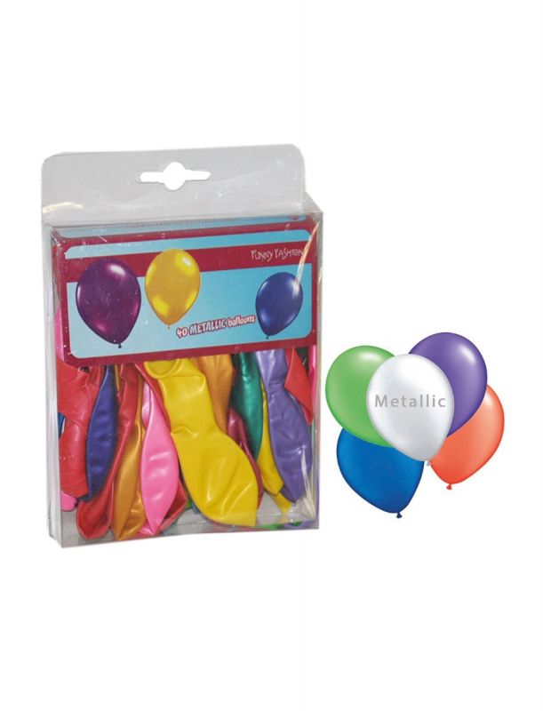 Latex Balloons, 10", 40ct
