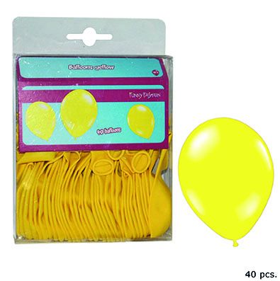 latex balloon yellow