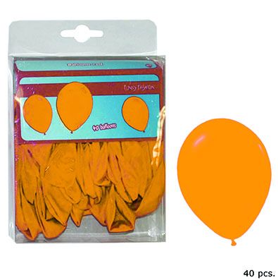 latex balloon orange