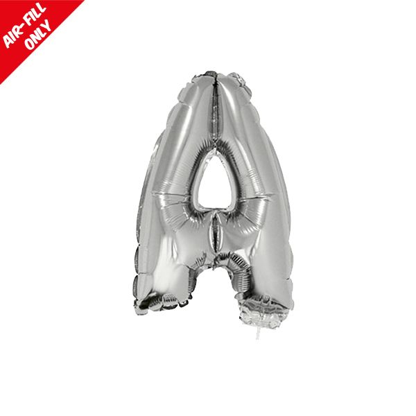  foil balloon letters silver A