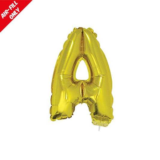 foil balloon letters gold A