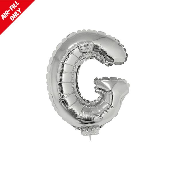 foil balloon letters silver G