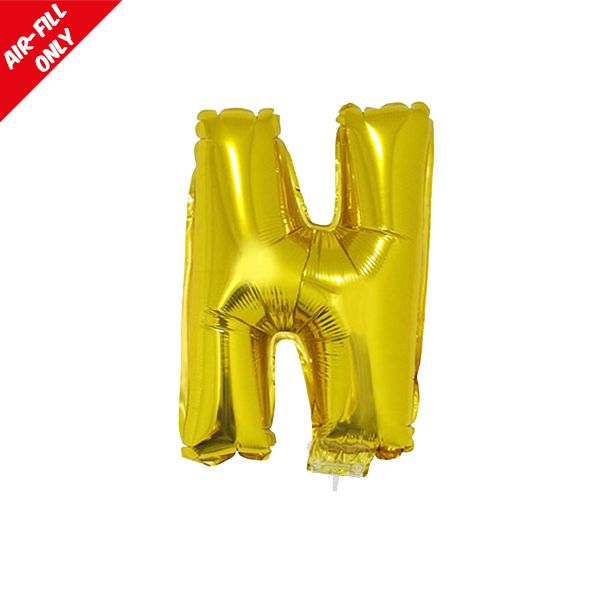 foil balloon letters gold N