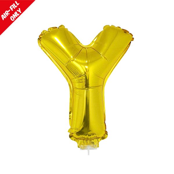 foil balloon letters gold Y
