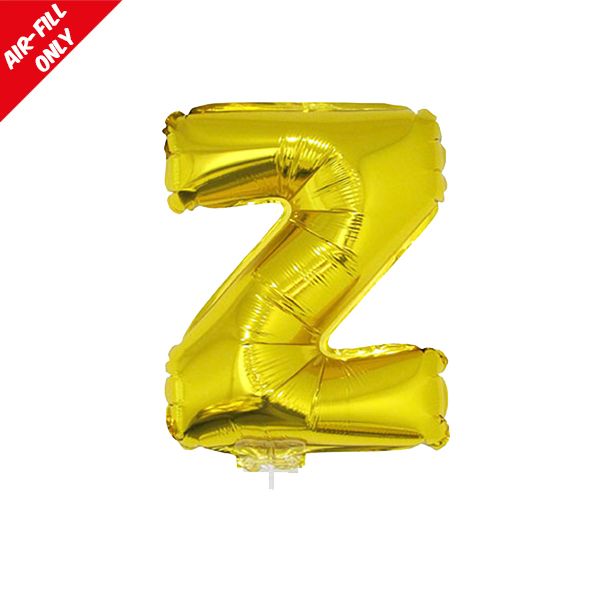 foil balloon letters gold Z