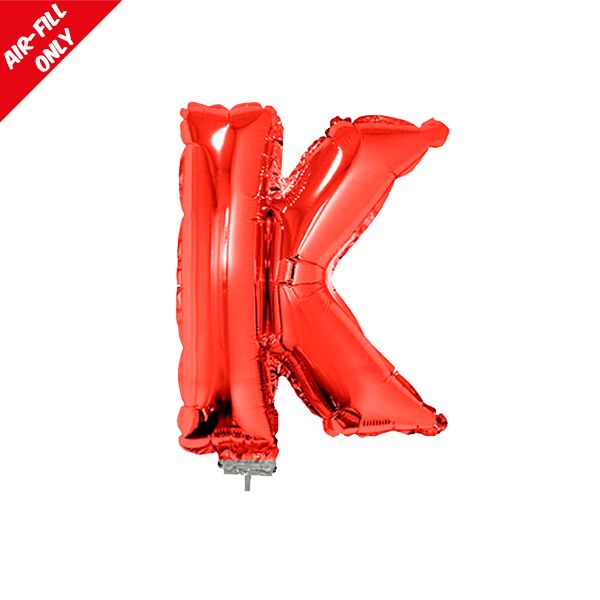 foil balloon letters red K