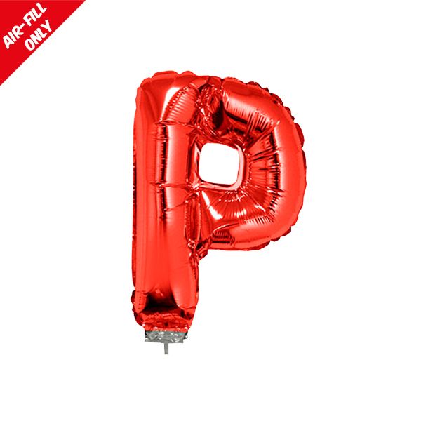 foil balloon letters red P