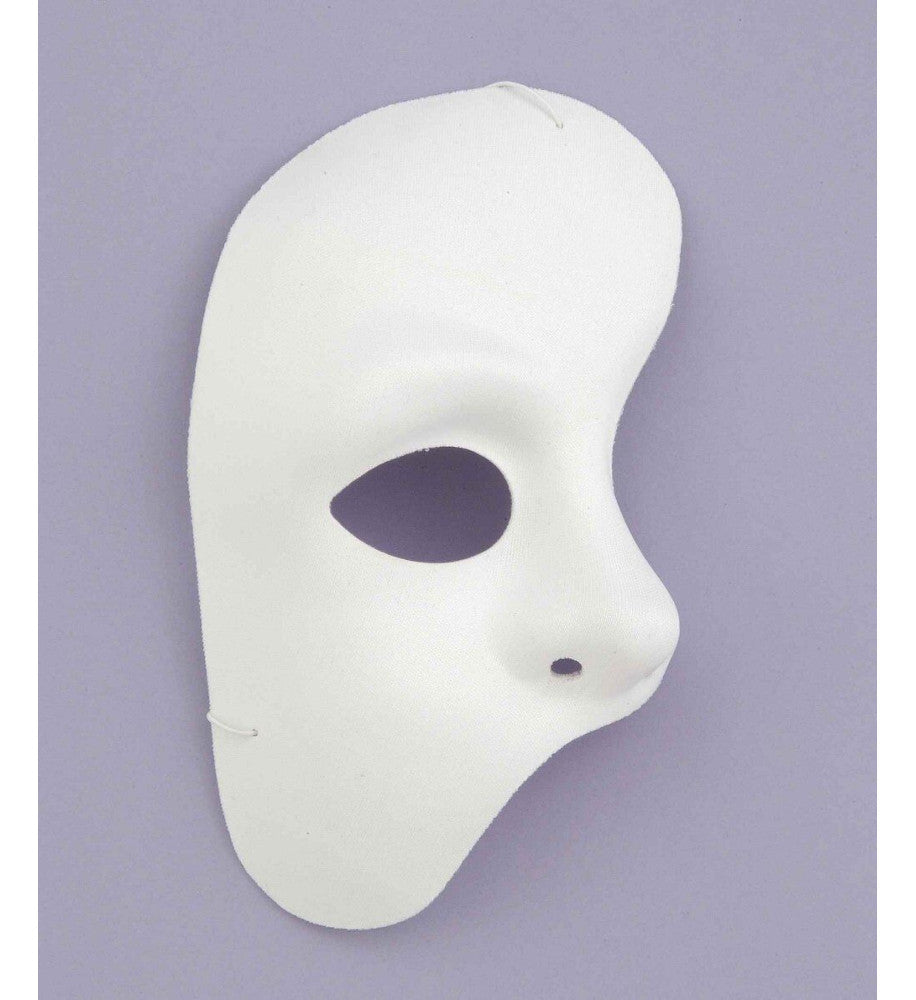 Phantom of the Opera Mardi Gras Half Mask Adult Costume Accessory
