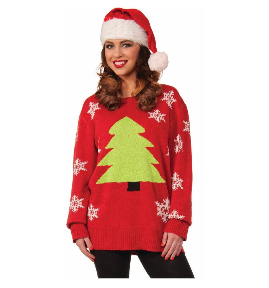 O' Christmas Tree Snowflake Adult Ugly Christmas Sweater
