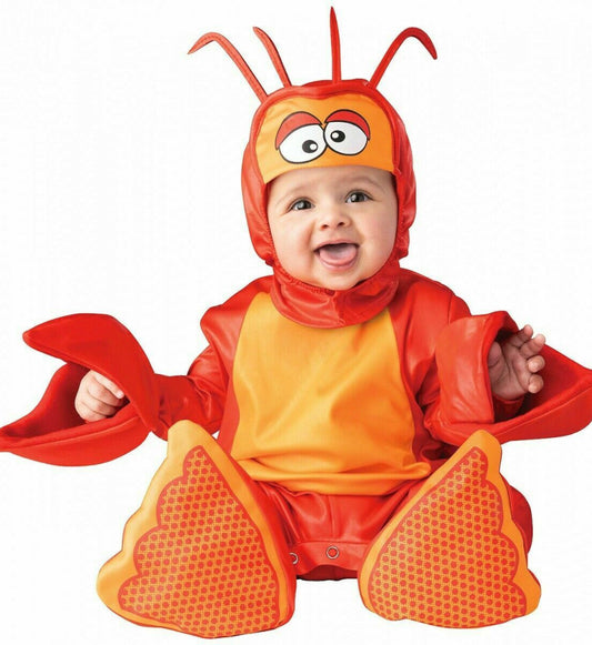 Lovable Lobster Infant Costume Jumpsuit Hood