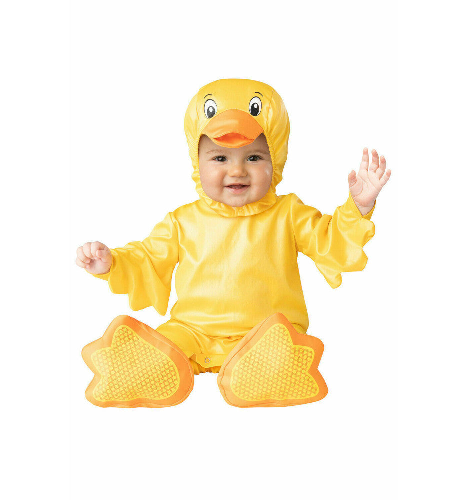 Rubber Ducky Duck Infant Costume Jumpsuit Hood