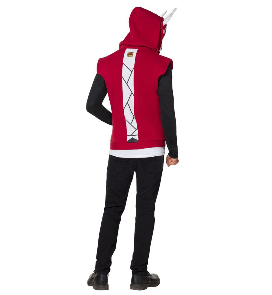 InSpirit Designs Fortnite Drift Adult Costume Hooded Vest (zipper closure) Mask