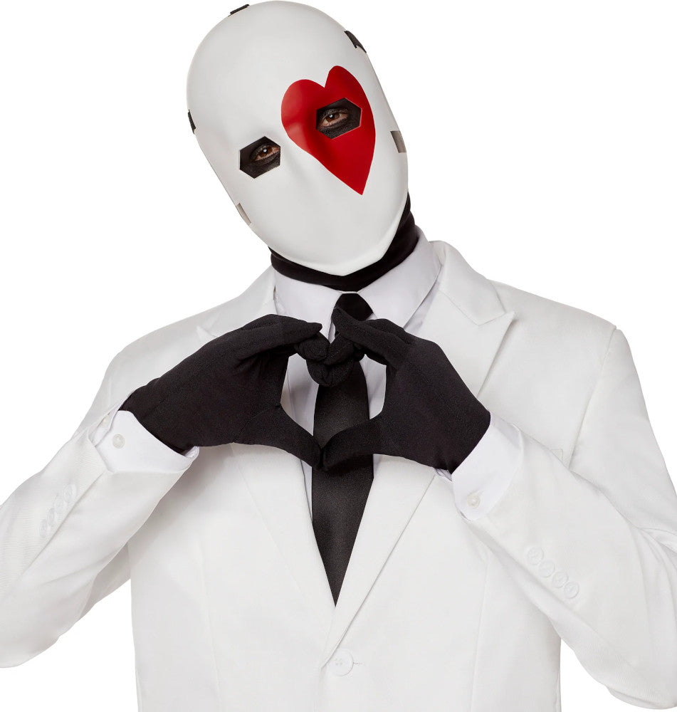 Fortnite Wild Card Heart Half Mask Adult Costume Accessory