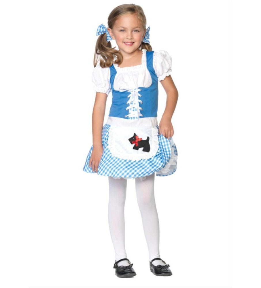 Darling Dorothy Wizard of Oz Child Costume, X-Small Peasant apron dress Hair bows