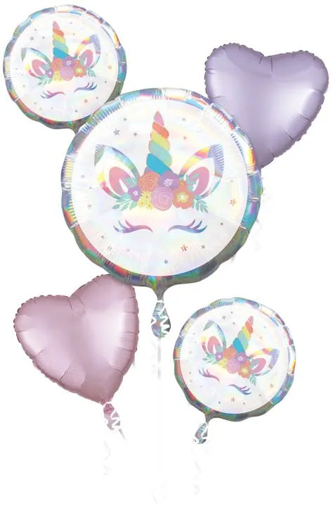balloon foil bouquet unicorn