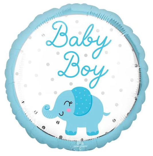 balloon foil baby boy elephant