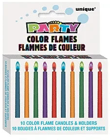 new year Color Flame birthday Candles