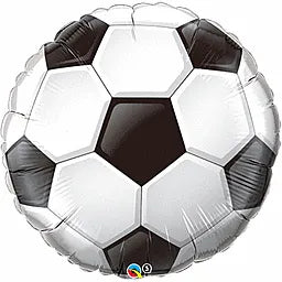 balloon foil sport soccer ball