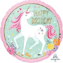 balloon foil birthday unicorn