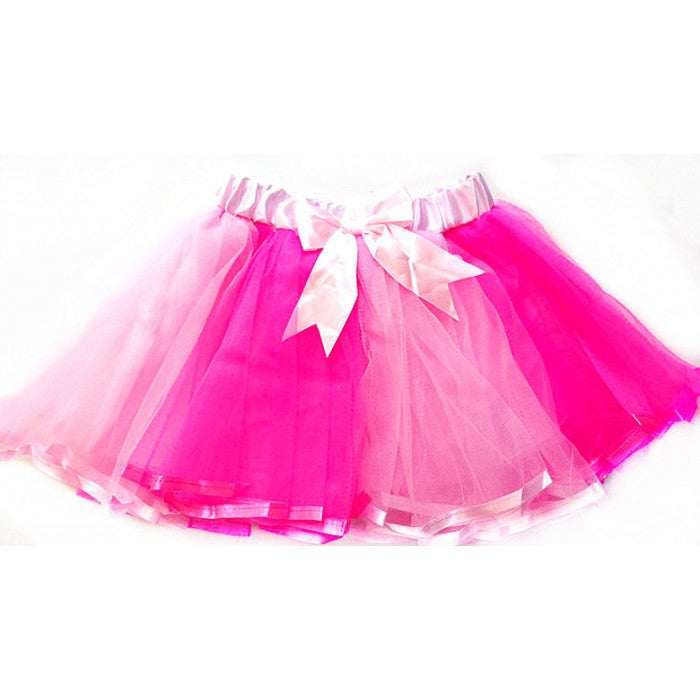 Two Tone Pink/Hot Pink Tutu Girls Dress Up Costume Accessory, One Size (3-6 Years)