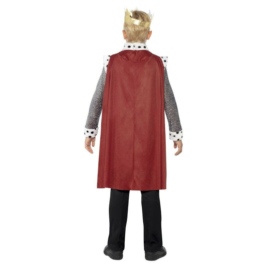 King Arthur Medieval Renaissance Boy Child Costume Medieval tunic with an attached cape Crown