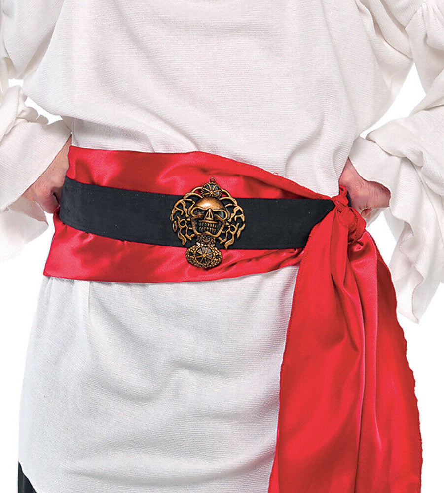 Pirate Belt With Sash Adult Costume Accessory Pirate belt with sash.