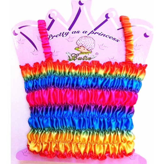 Rainbow Satin Stretch Top Dress Up Accessory, One Size (1-5 Years)